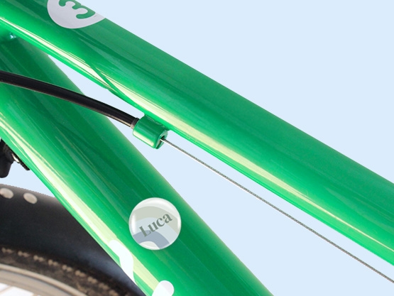 Okrągłe naklejki wypukłe design